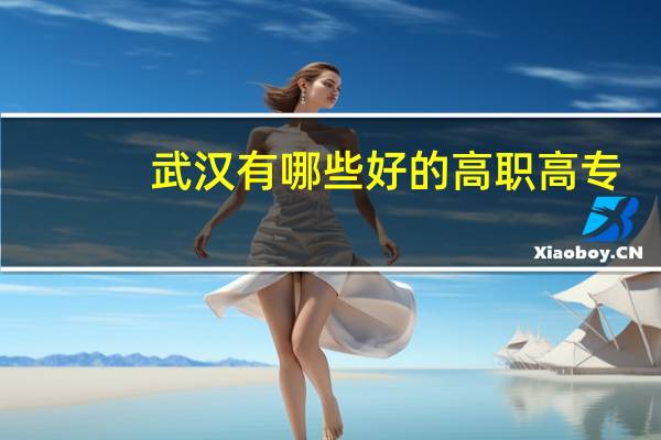 武汉有哪些好的高职高专