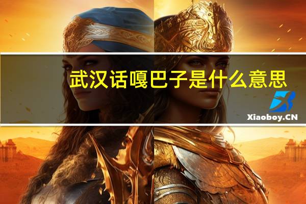 武汉话嘎巴子是什么意思