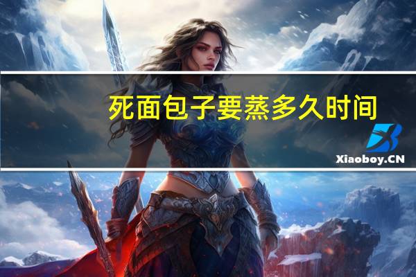 死面包子要蒸多久时间