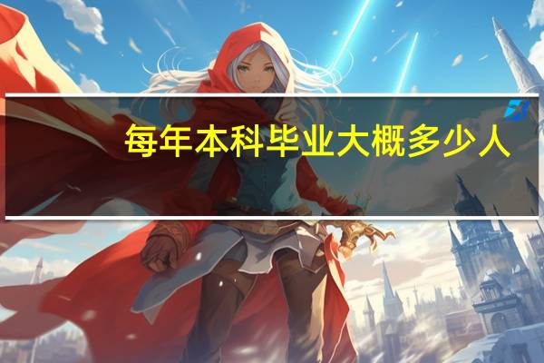 每年本科毕业大概多少人