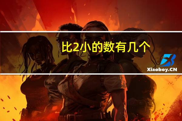 比2小的数有几个
