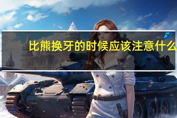 比熊换牙的时候应该注意什么