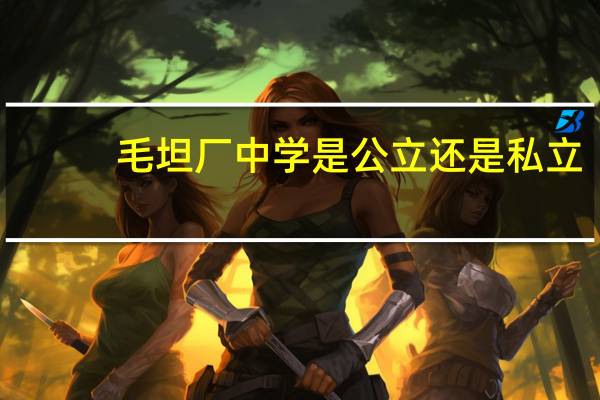 毛坦厂中学是公立还是私立