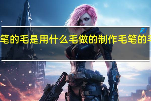 毛笔的毛是用什么毛做的 制作毛笔的毛的原料