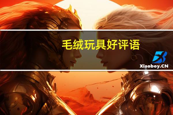 毛绒玩具好评语