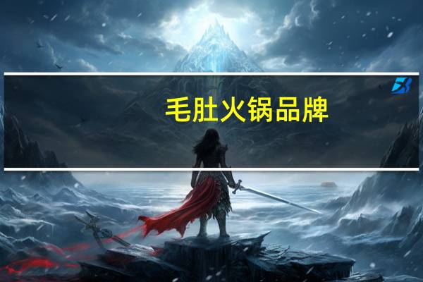 毛肚火锅品牌