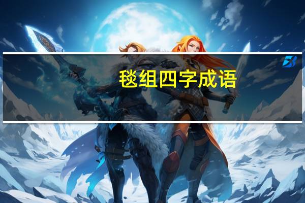 毯组四字成语