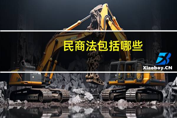 民商法包括哪些