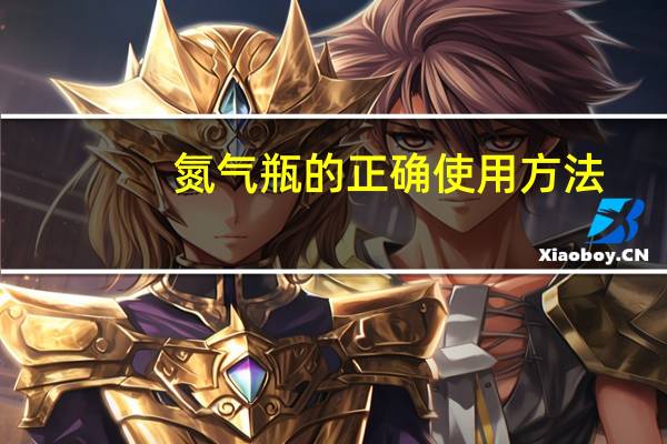 氮气瓶的正确使用方法