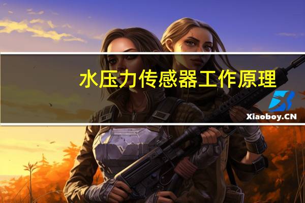 水压力传感器工作原理