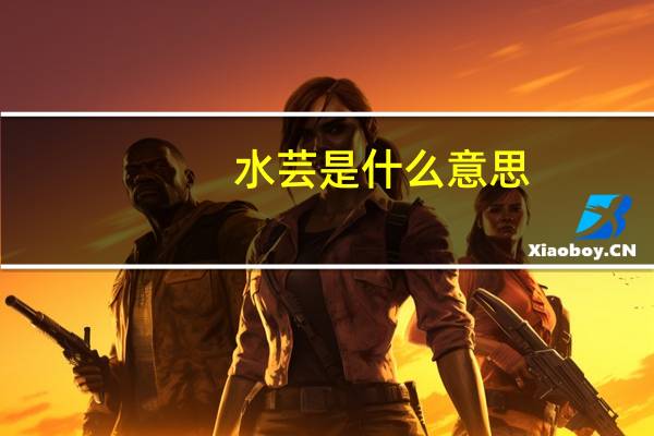 水芸是什么意思