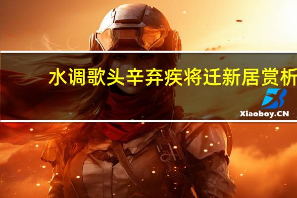 水调歌头辛弃疾将迁新居赏析
