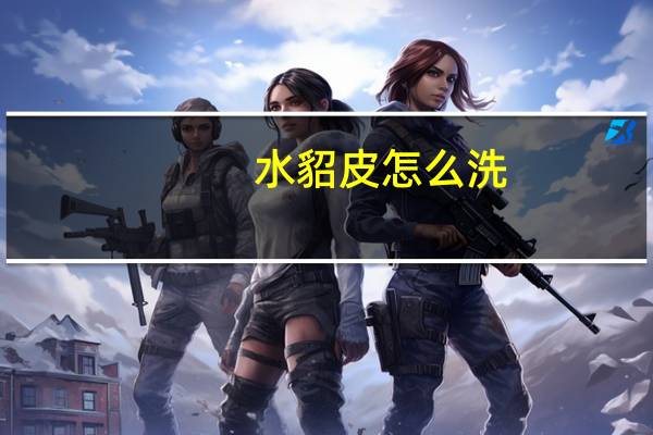 水貂皮怎么洗