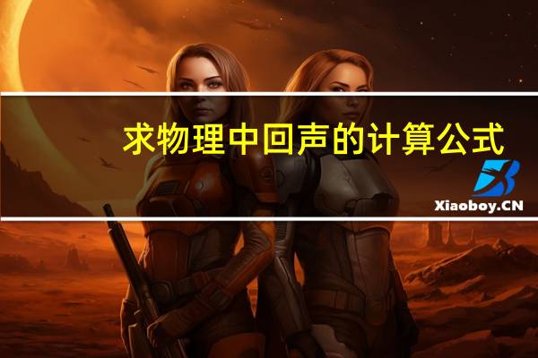 求物理中回声的计算公式