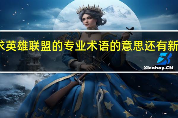 求英雄联盟的专业术语的意思还有新手指南