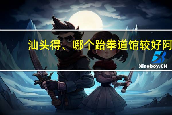 汕头得、哪个跆拳道馆较好阿