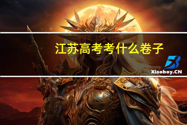 江苏高考考什么卷子