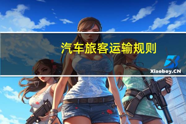汽车旅客运输规则