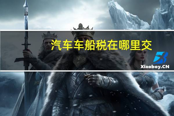汽车车船税在哪里交