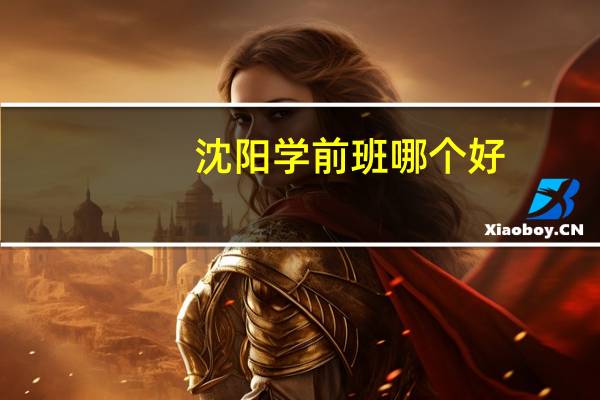 沈阳学前班哪个好