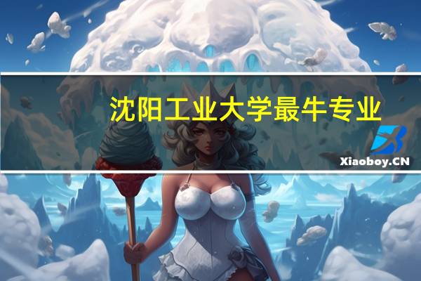沈阳工业大学最牛专业