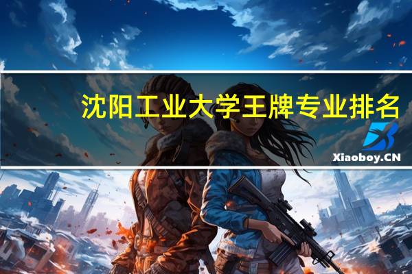 沈阳工业大学王牌专业排名