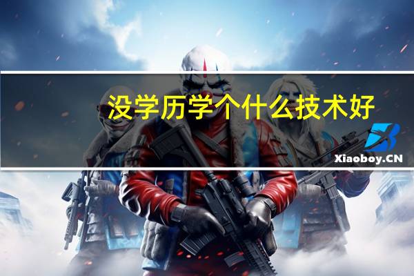 没学历学个什么技术好