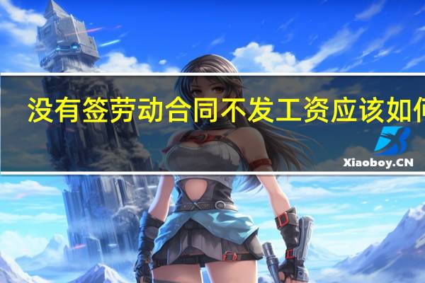 没有签劳动合同不发工资应该如何办