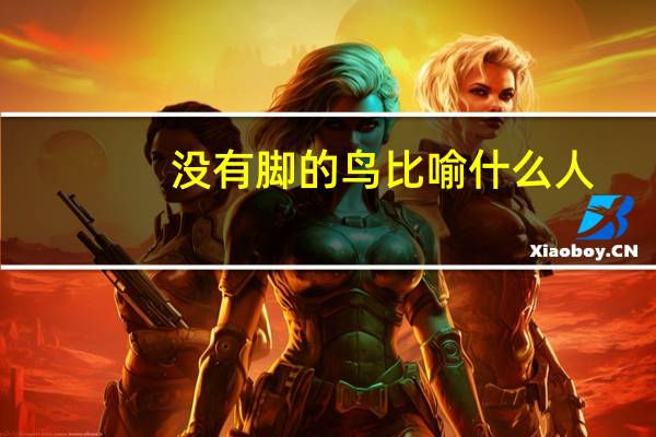 没有脚的鸟比喻什么人
