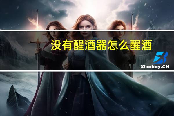没有醒酒器怎么醒酒