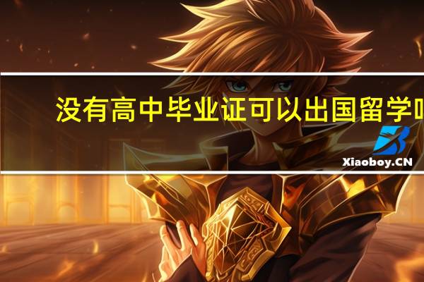 没有高中毕业证可以出国留学吗