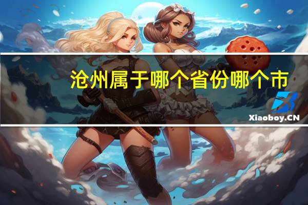 沧州属于哪个省份哪个市