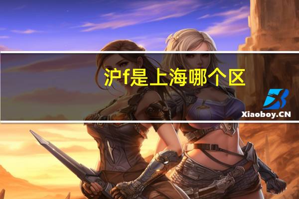沪f是上海哪个区