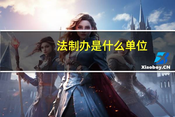 法制办是什么单位