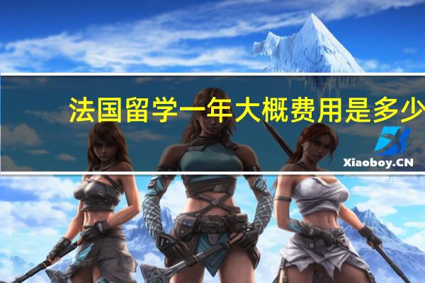 法国留学一年大概费用是多少