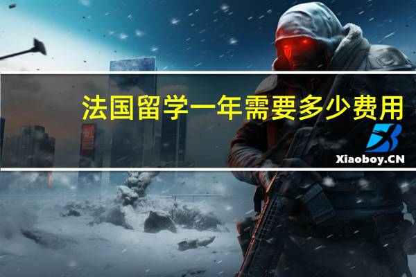 法国留学一年需要多少费用