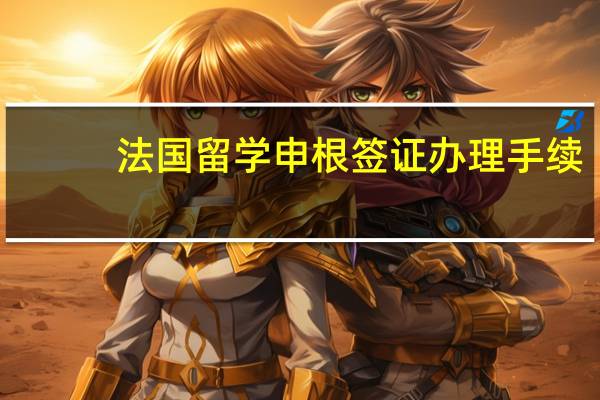 法国留学申根签证办理手续