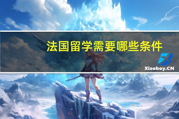 法国留学需要哪些条件