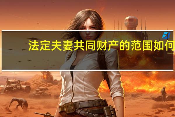 法定夫妻共同财产的范围如何