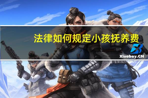 法律如何规定小孩抚养费