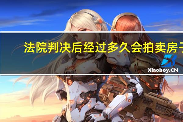 法院判决后经过多久会拍卖房子