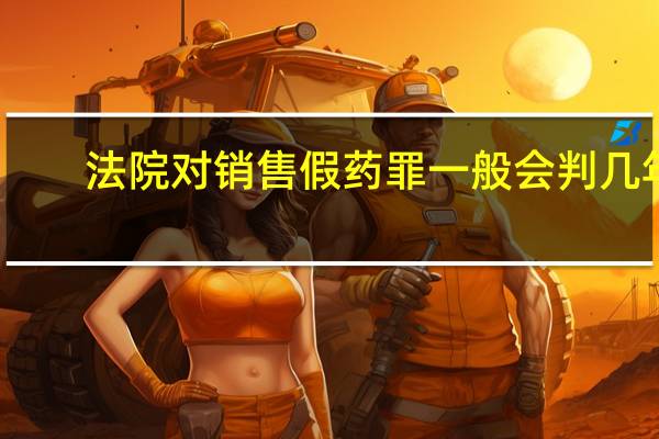 法院对销售假药罪一般会判几年
