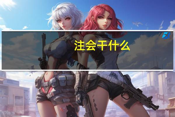 注会干什么