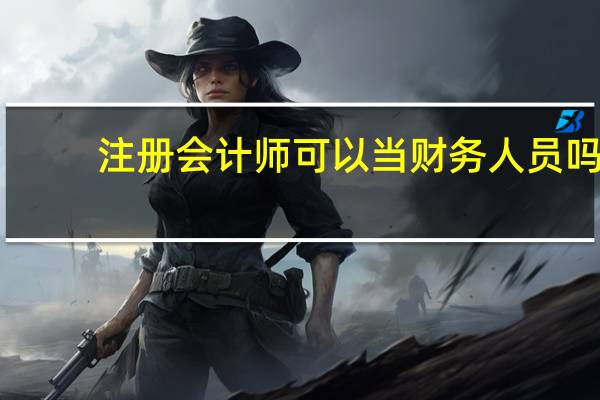 注册会计师可以当财务人员吗