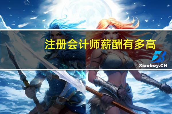 注册会计师薪酬有多高