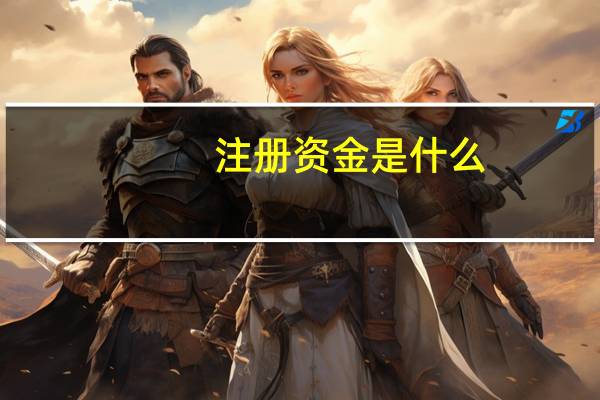 注册资金是什么