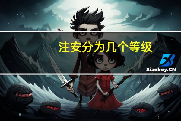 注安分为几个等级