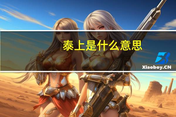 泰上是什么意思