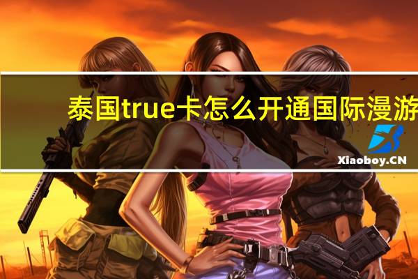 泰国true卡怎么开通国际漫游