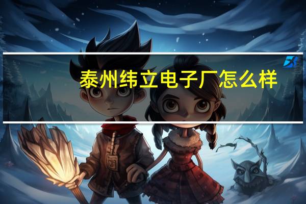 泰州纬立电子厂怎么样